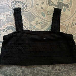 AERIE Crochet Crop Tank